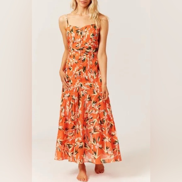 SOLID & STRIPED Tilda Dress Orange XS - Picture 15 of 15